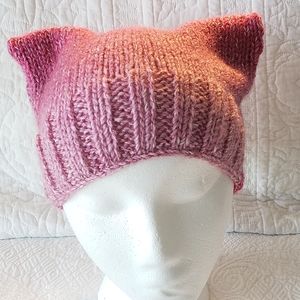 Lot of 5 pussyhats, women's march, anti Trump, pm1